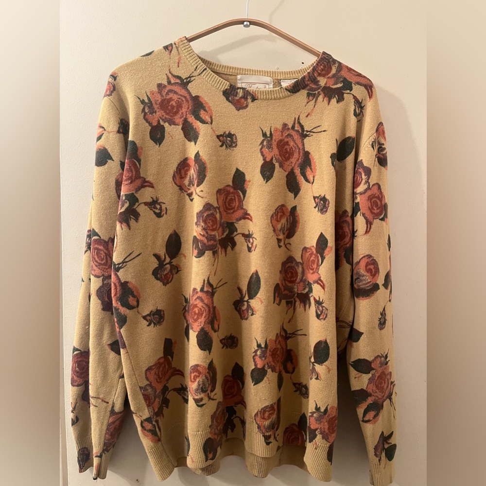 90s Floral Sears Crewneck